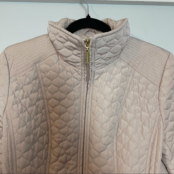 Gallery lighter Weight Beige Quilted Jacket Sz. S - Picture 10 of 16